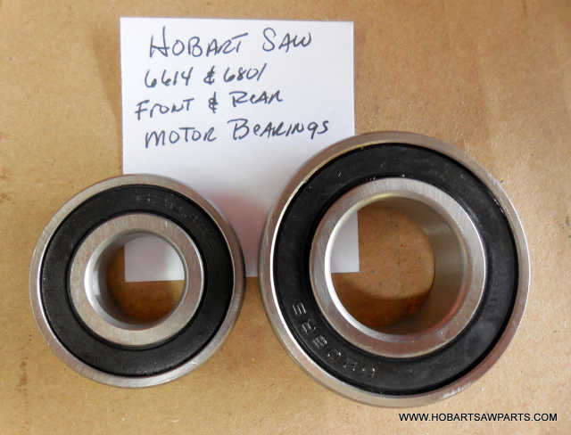 HOBART SAW 6614, 6801 FRONT & REAR MOTOR BEARINGS